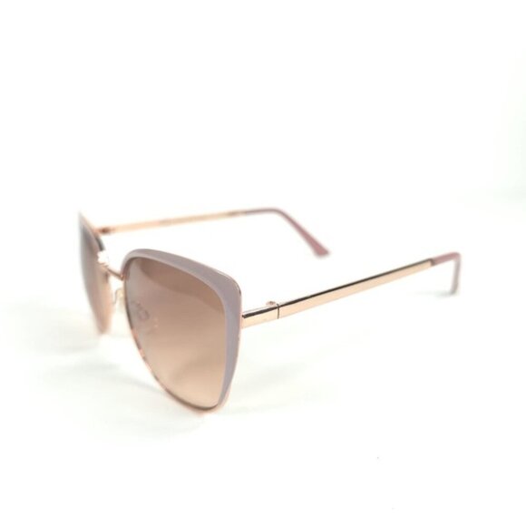 OSCAR DE LA RENTA OSS3077F 780 CE#2 Rose Gold Mauve Cat Eye Sunglasses Hard Case